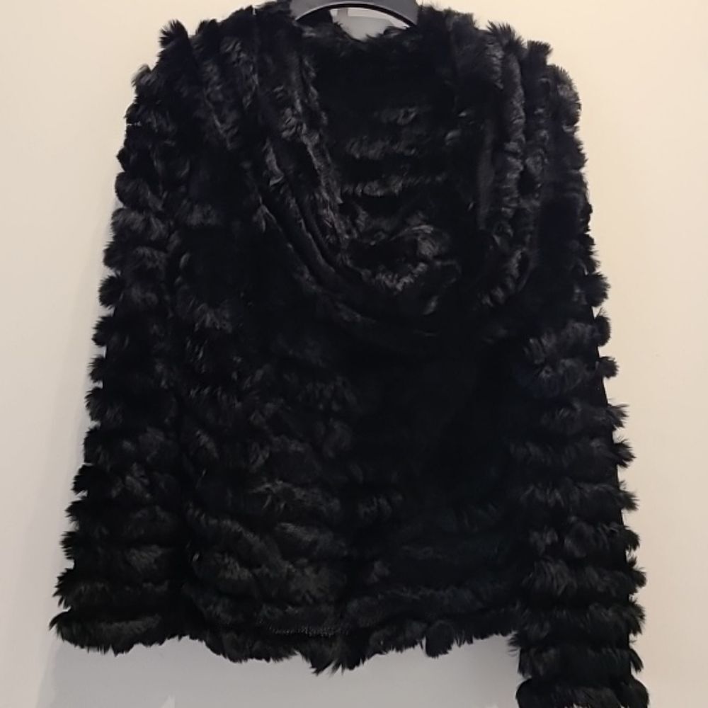 Sample New Faux Fur Fringe Shaggy Shirt LVNV 2024